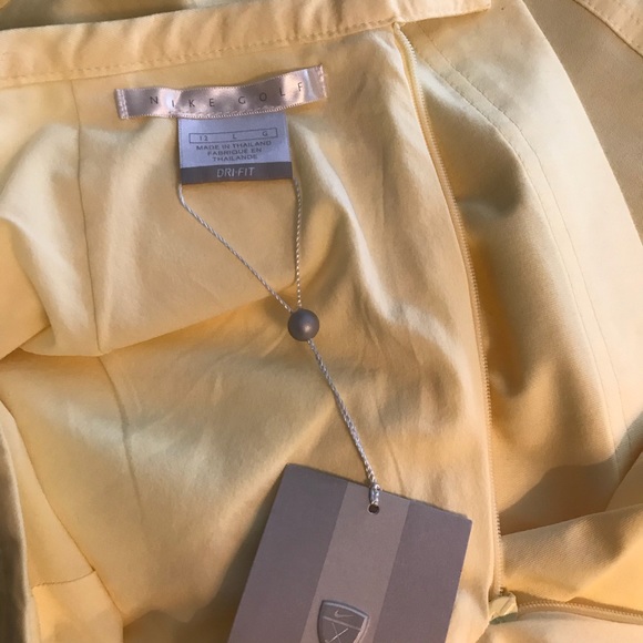 Nike Golf Dri-Fit Yellow Skort size 12 - Picture 5 of 6
